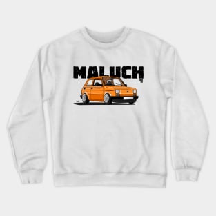 Fiat 126p Maluch Orange Crewneck Sweatshirt